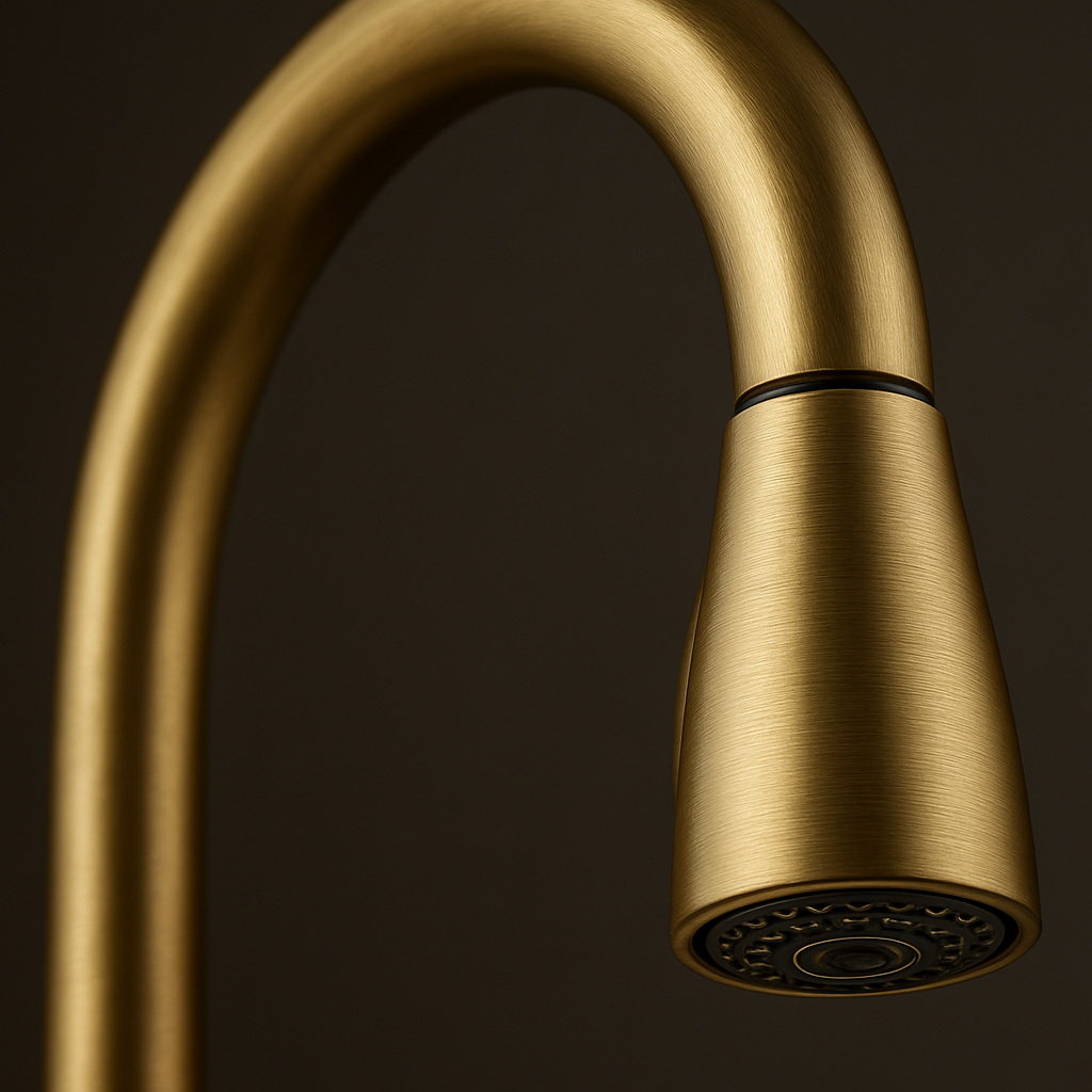 Kitchen/Laundry Sink Tap Brushed Gold AQ56016 view 2