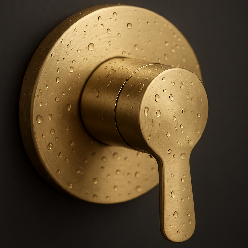 Shower Mixer Brushed Gold FV34090YC view 2