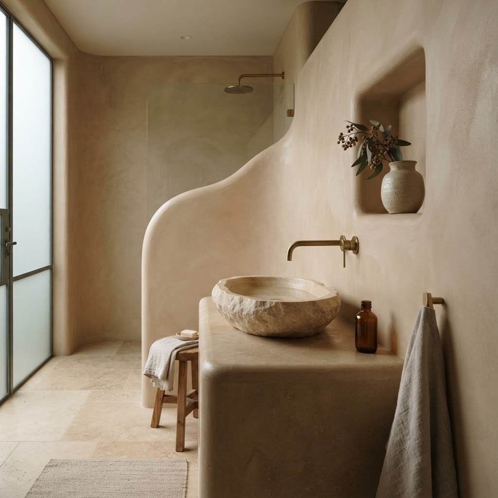 Organic Minimalist bathroom collection